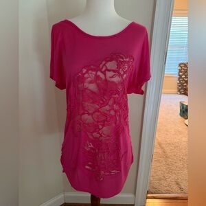 Pink Tunic With Western Flair